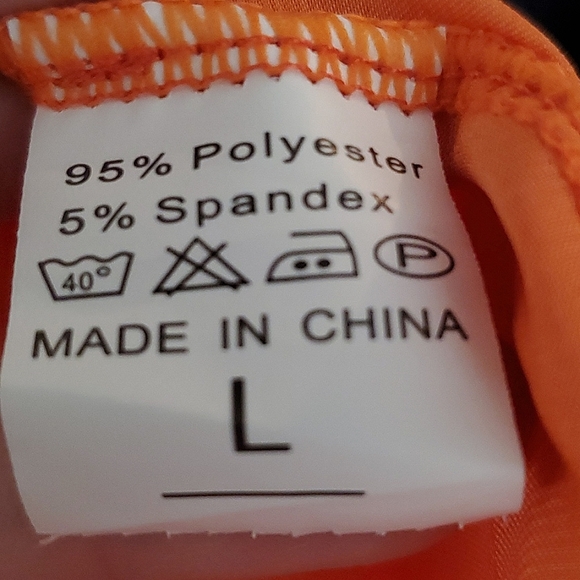 Sunset Orange V-Neck Ruffled Camisole Top - Picture 6 of 10